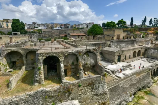 immagine del parco archeologico di Ercolano