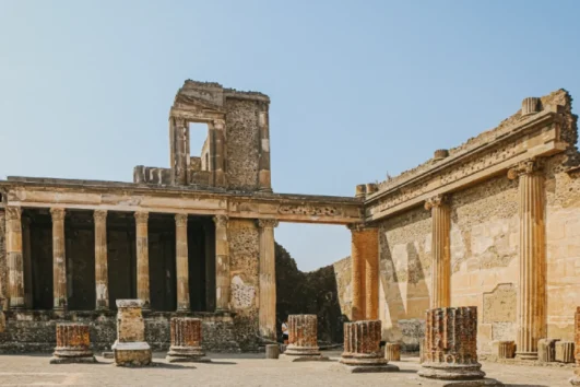 immagine degli scavi di Pompei