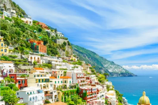immagine di una veduta di Positano